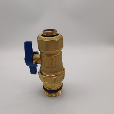 Robinet à bille à joint de compression en laiton