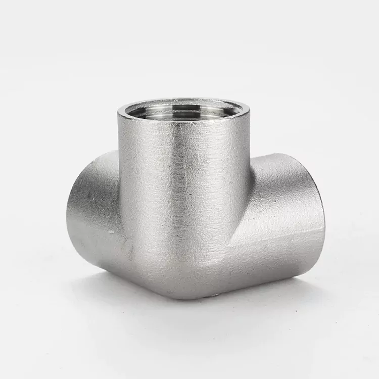 Raccord de tuyau en T 3D en acier inoxydable BSP