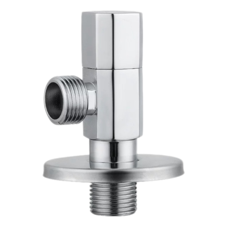 Valve d'angle universelle pour tuyaux domestiques