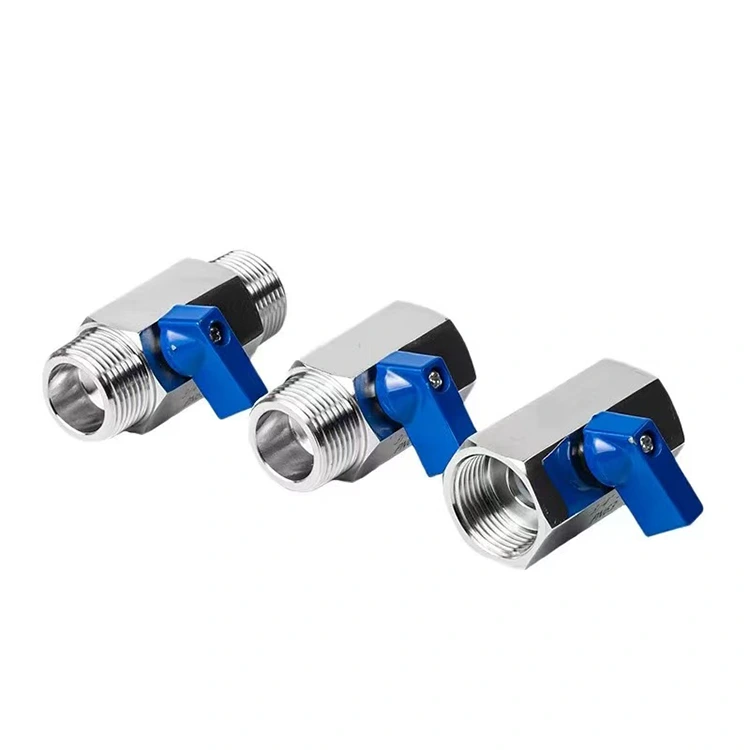 Mini robinet à tournant sphérique spécial pour CVC et gaz