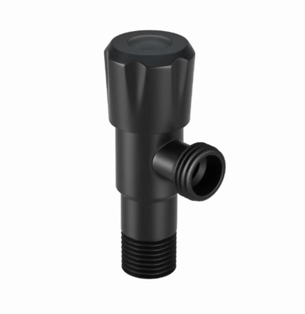 Vanne triangulaire noire mate minimaliste moderne
