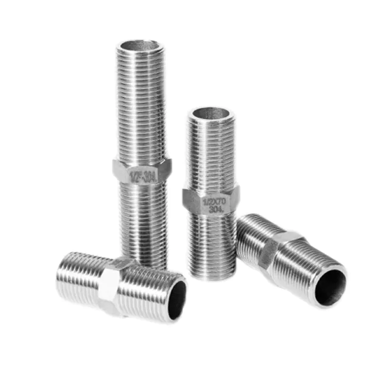 Raccord fileté mâle hexagonal étendu de précision