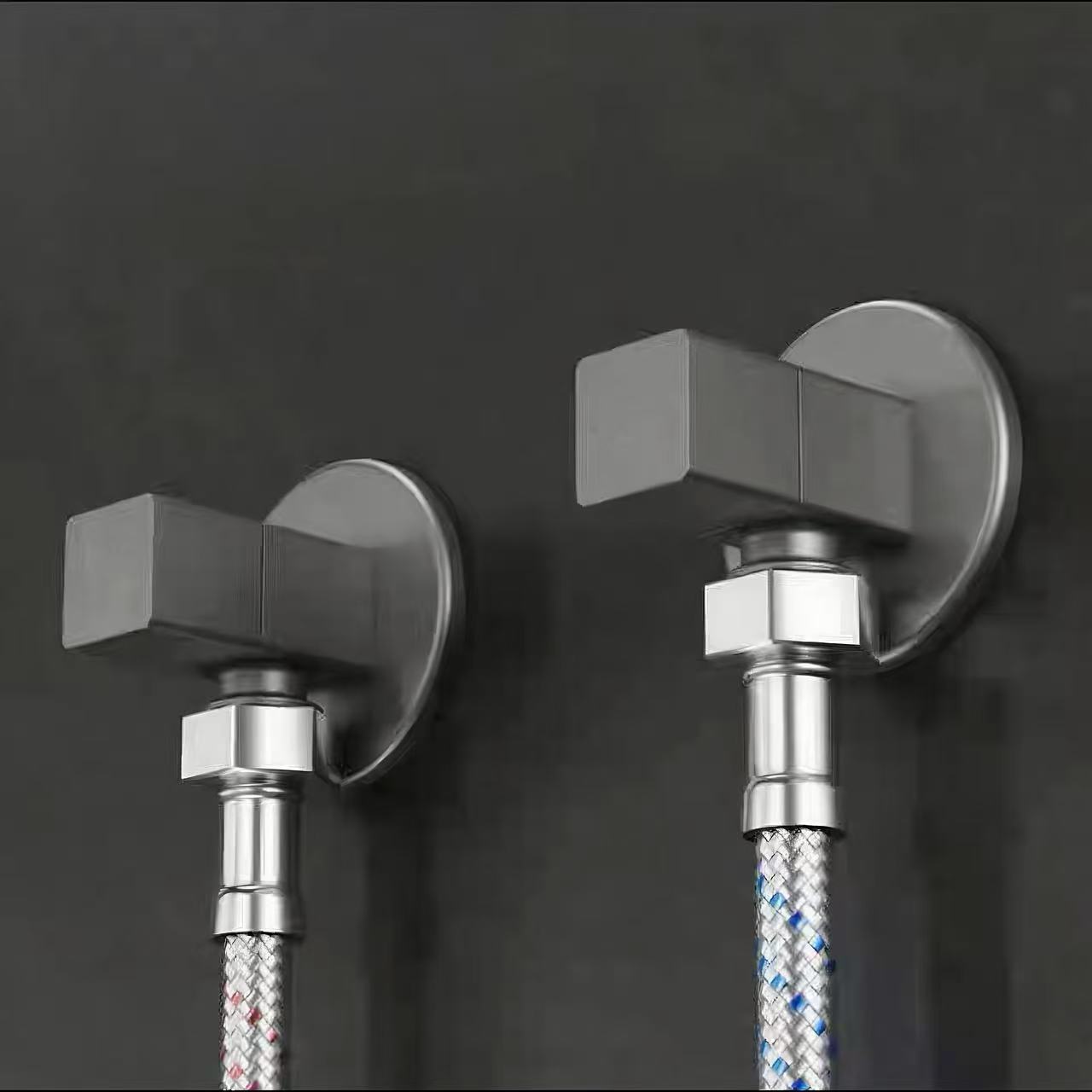 Valve d'entrée d'eau universelle pour salle de bain, Valve à angle carré Valve d'entrée d'eau universelle pour salle de bain, Valve à angle carré
