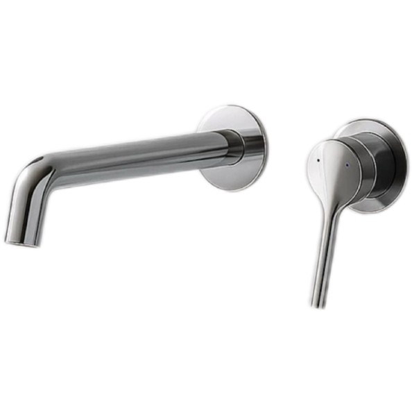 Robinet gris pistolet à bouton texturé
